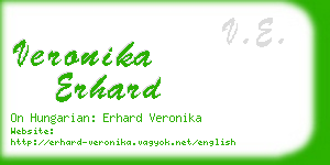 veronika erhard business card